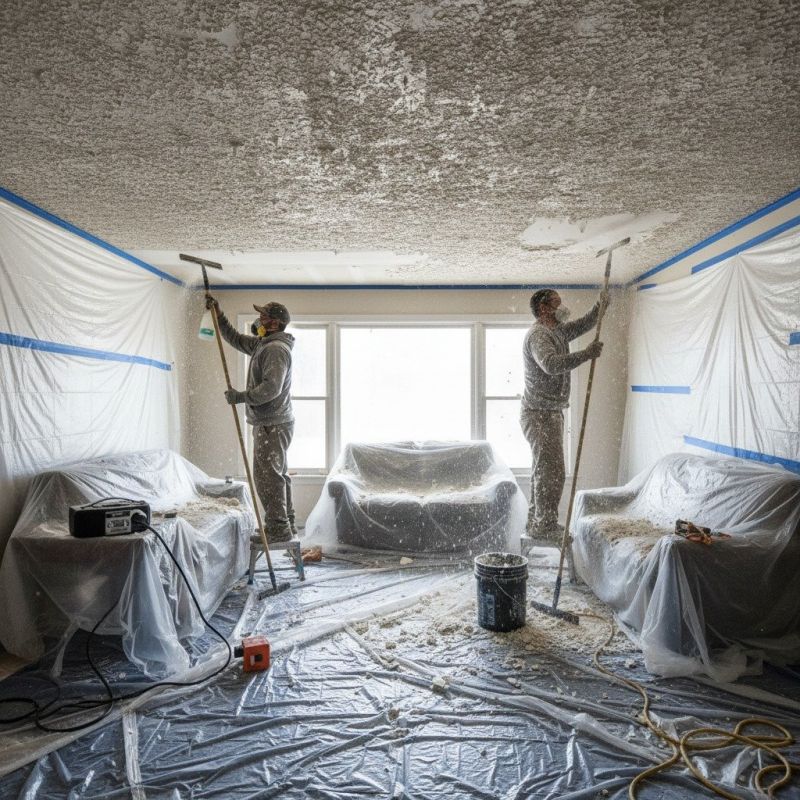 Contact About Popcorn Ceiling Removal
